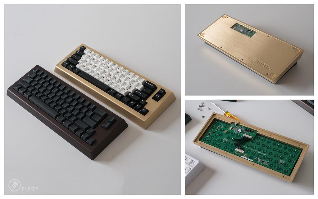 PNPKey Ingot66 - The solid brass case for FC660C now shipping